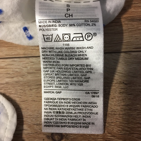 Gap Half Button Dress Shirt - Picture 7 of 8